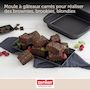 Voir la diapositive 2 : ZENKER Set pâtisserie avec moule à brownie 27 x 26 en acier, 2 bols à mixer, verre mesureur et spatule Zenker