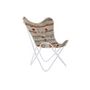 Voir la diapositive 1 : MARKET24 Chaise de jardin DKD Home Decor Blanc Orange Fer 74 x 65 x 90 cm