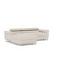 Voir la diapositive 5 : BEST MOBILIER Pablo - canapé d'angle gauche - 6 places - convertible avec coffre et têtières réglables - en velours