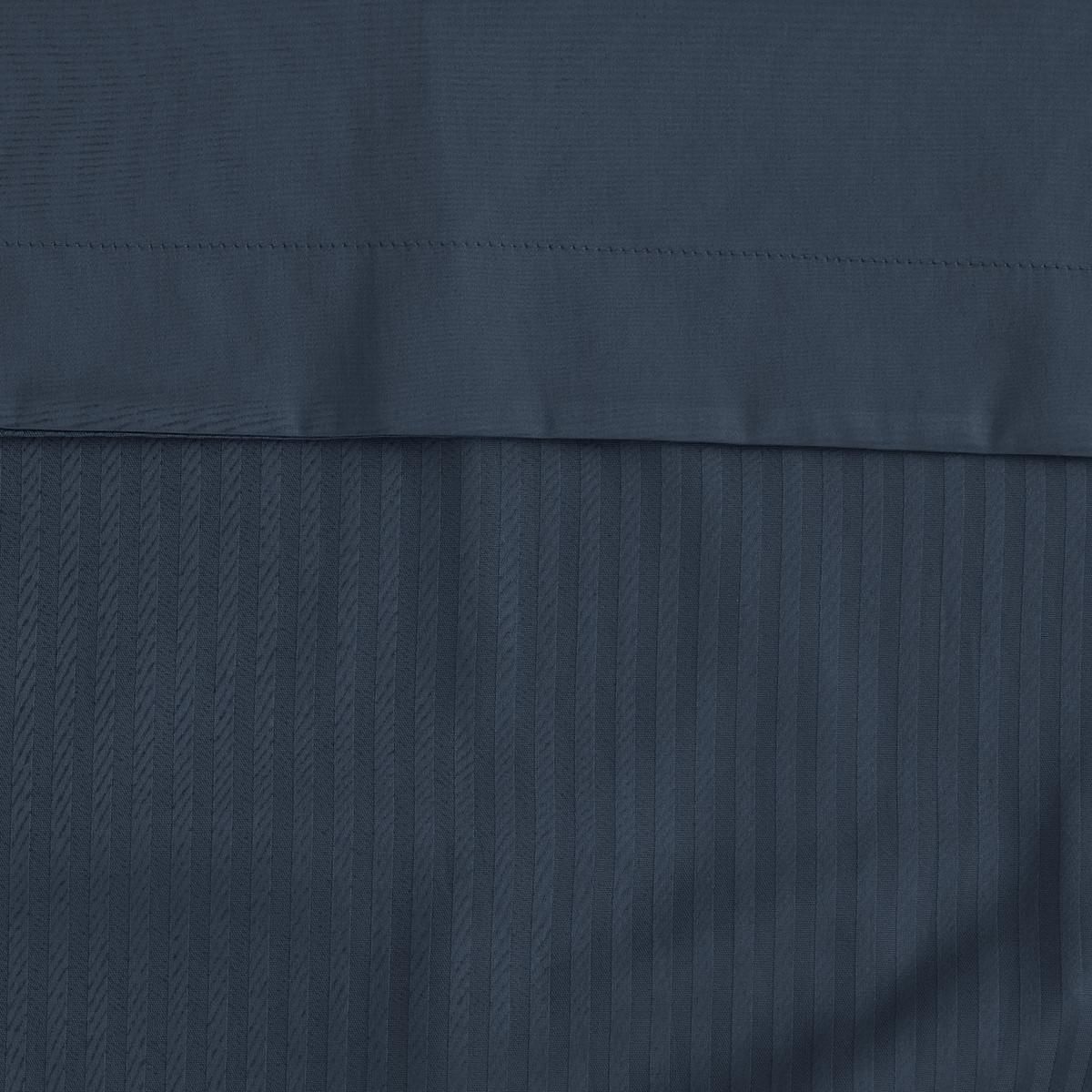 Sensei Maison Housse de couette rayée réversible satin de coton VERSALUXE