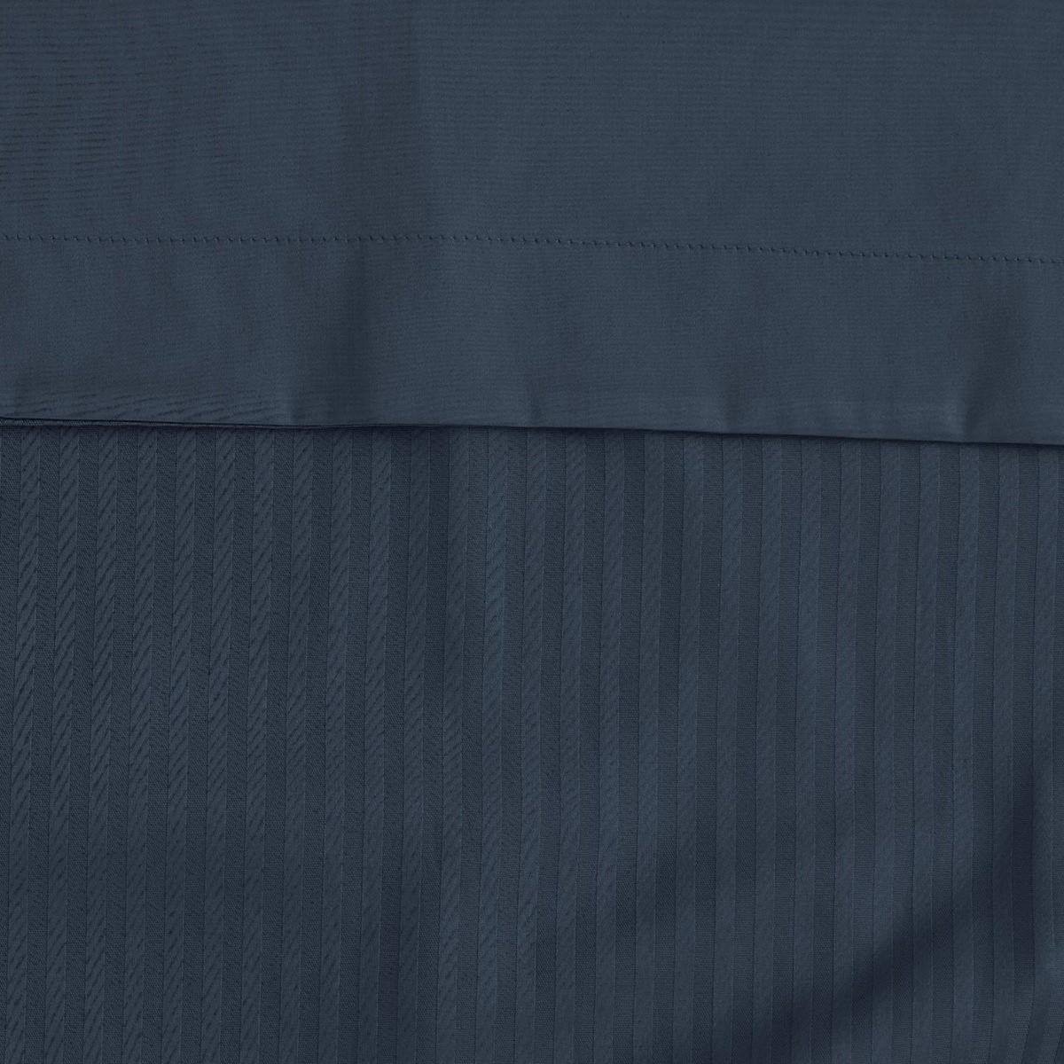 Sensei Maison Housse de couette rayée réversible satin de coton VERSALUXE