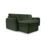 Voir la diapositive 5 : BEST MOBILIER Pocatello - canapé d'angle réversible 4 places - convertible avec coffre - en tissu bouclette