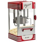 CHAMPION Machine à pop-corn Champion Retro rouge métallique