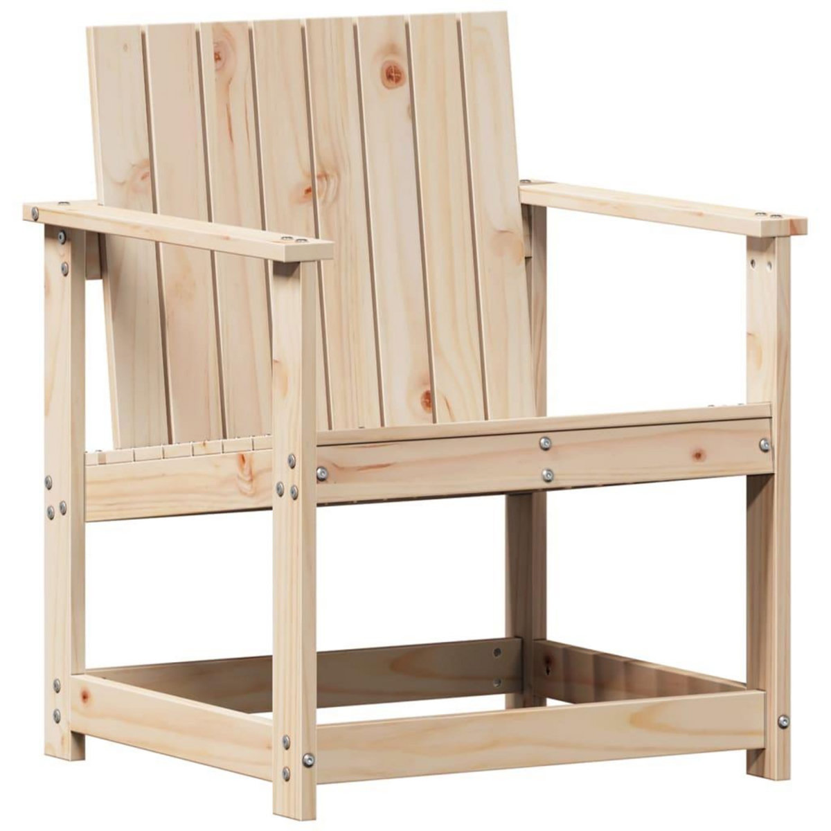 VIDAXL Salon de jardin 3 pcs bois massif de pin