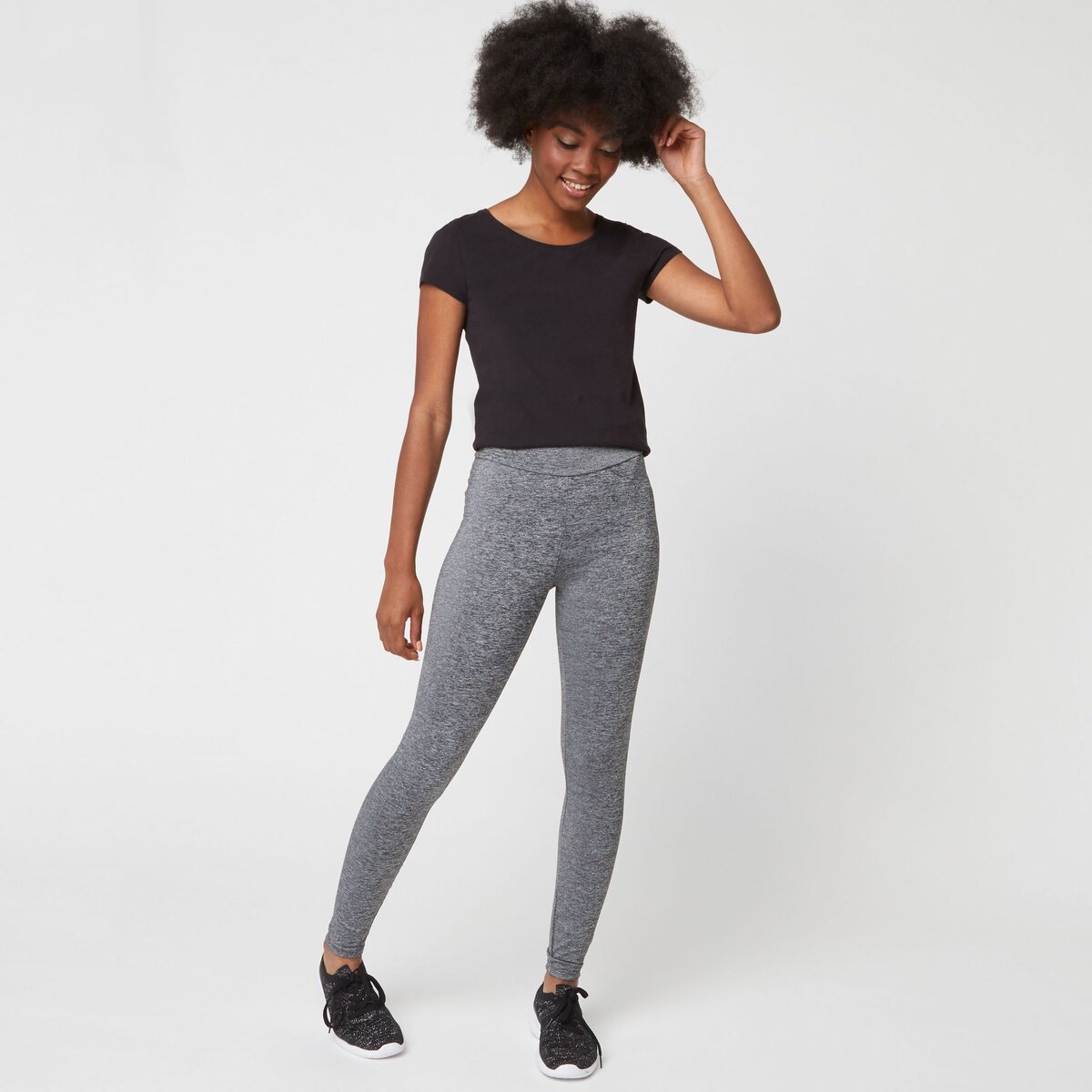 INEXTENSOSPORT Legging gainant gris femme pas cher Auchan