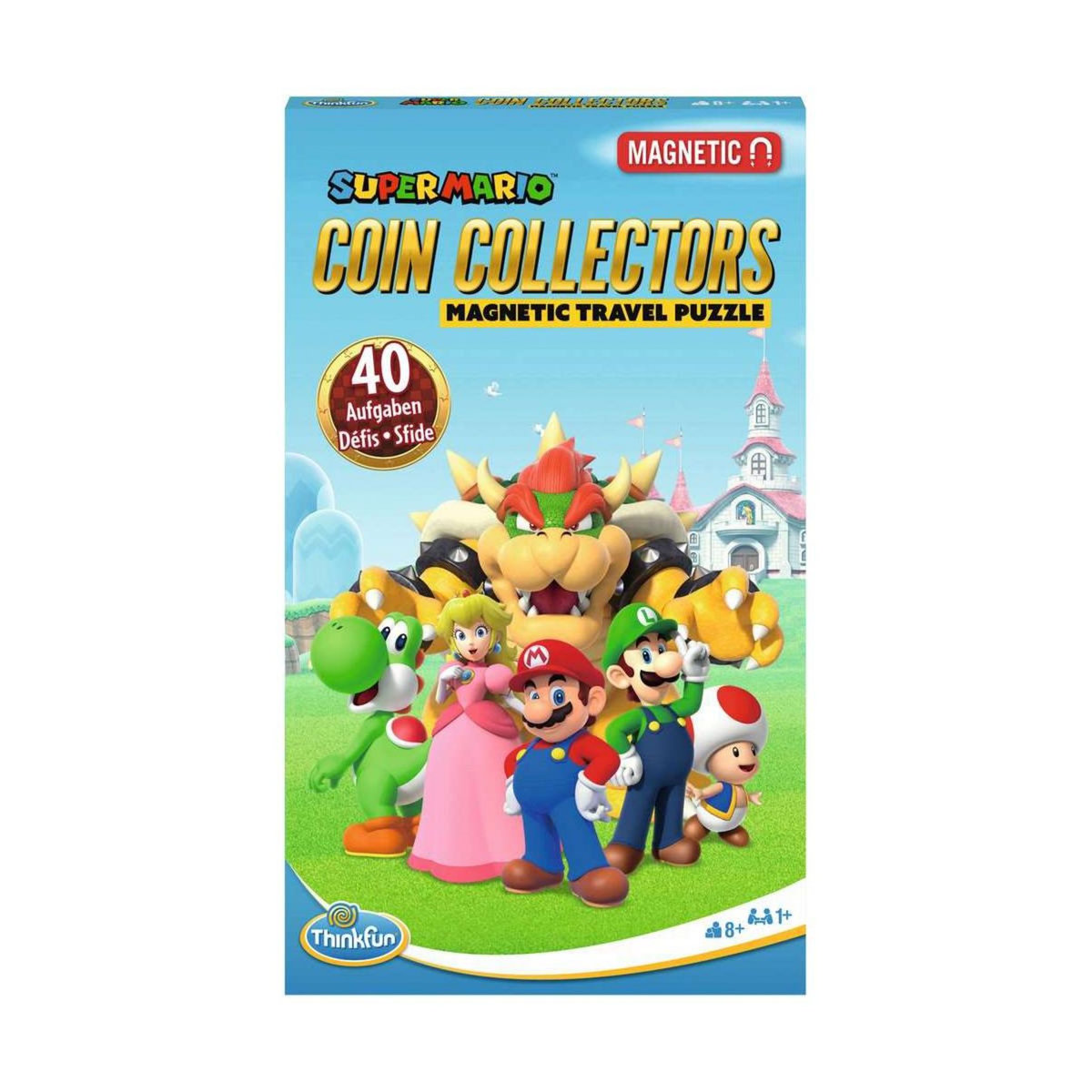 Thinkfun Jeux de logique magnétique  Super Mario - 40 défis
