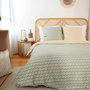 Voir la diapositive 6 : Home collection Parure de housse de couette 100% satin 78fils orient