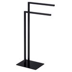 IDIMEX Porte-serviettes ANDREW, en métal. Coloris disponibles : Blanc, Gris, Noir