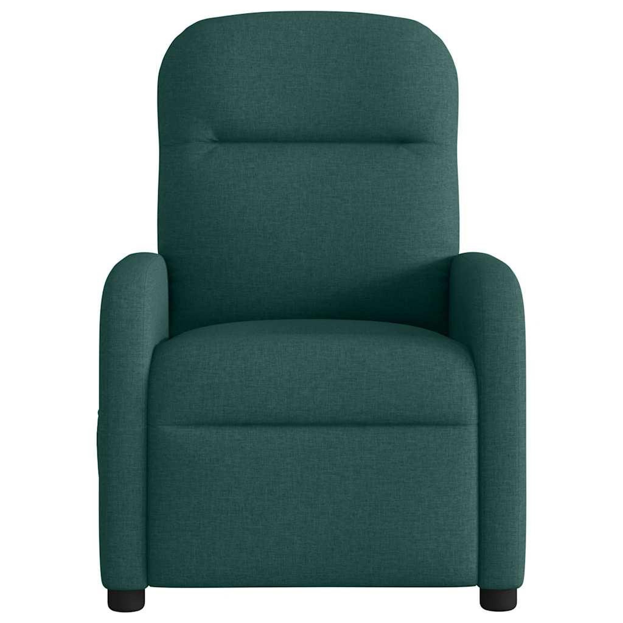 Voir la diapositive 5 : VIDAXL Fauteuil de massage inclinable electrique Vert fonce Tissu