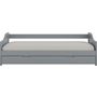 Voir la diapositive 3 : Lit banquette gigogne 2 couchages 90x200cm ANDREA
