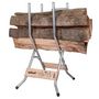 Voir la diapositive 2 : WOLFCRAFT wolfcraft Chevalet a buches SB 60 100 kg 5119000