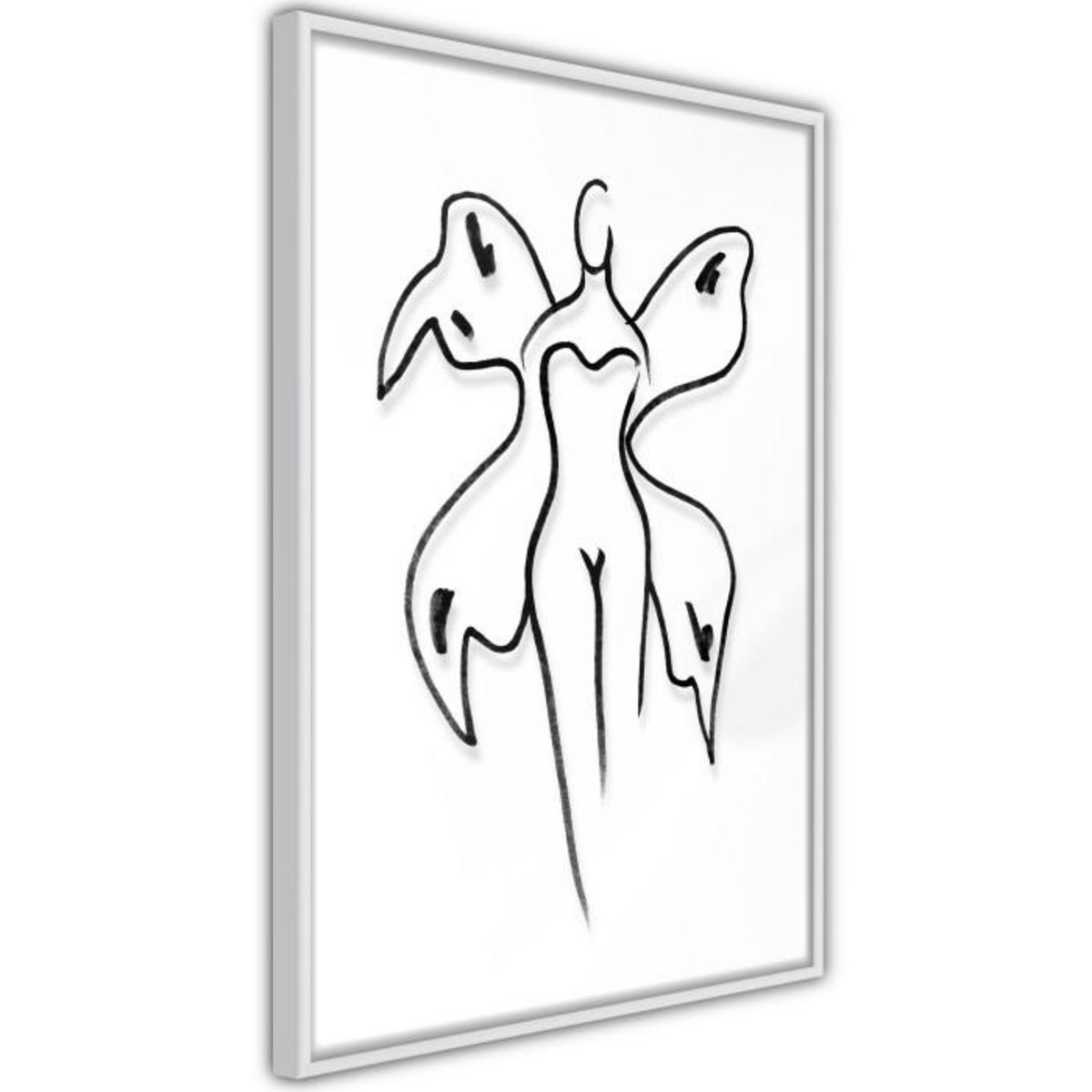 Paris Prix Affiche Murale Encadrée  Delicate Feminity