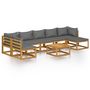 Voir la diapositive 2 : VIDAXL Salon de jardin 8 pcs avec coussin Bois d'acacia solide