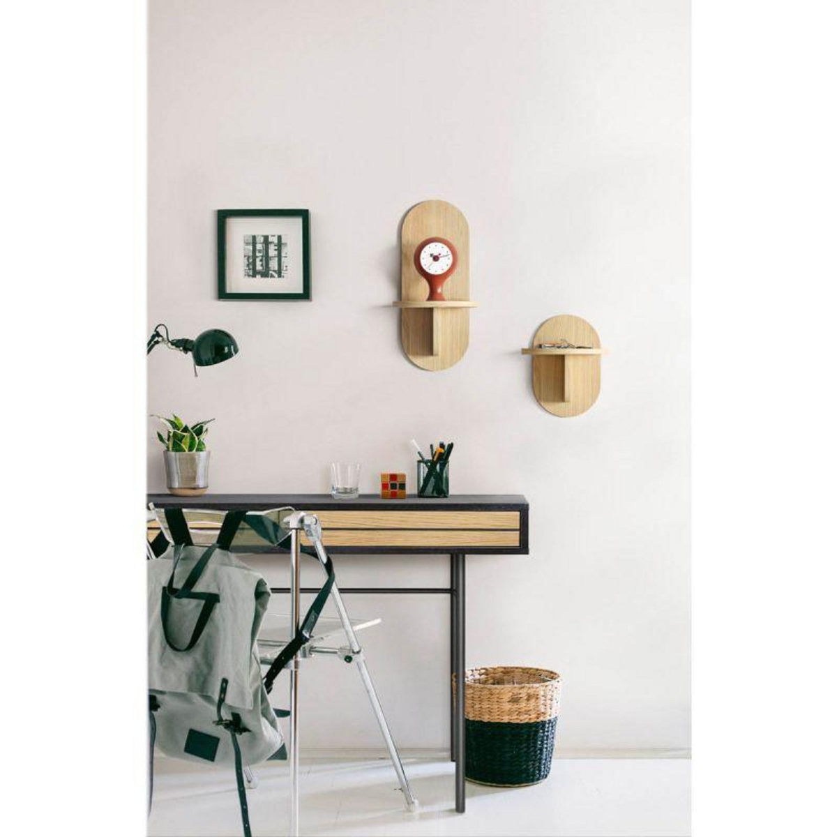 Paris Prix Étagère Murale  Soft  50cm Chêne