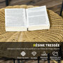 Voir la diapositive 6 : OUTSUNNY Tables basses gigognes de jardin style cosy chic lot de 2 tables basses encastrables résine tressée aspect rotin