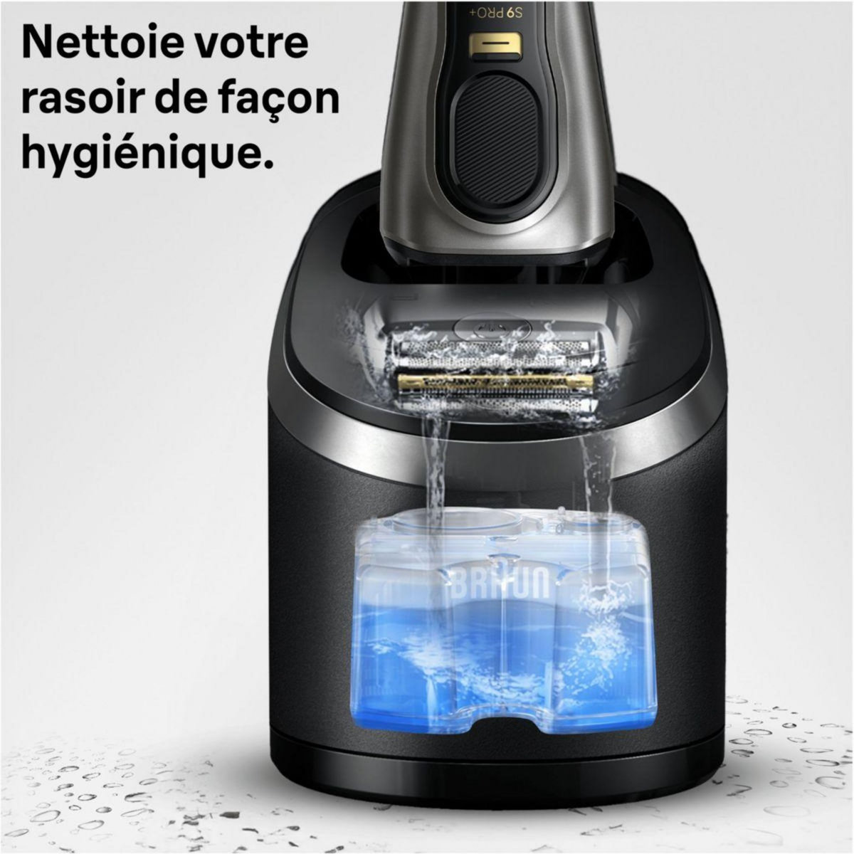 BRAUN Cartouche nettoyante CCR6+2 lotion auto nettoyante
