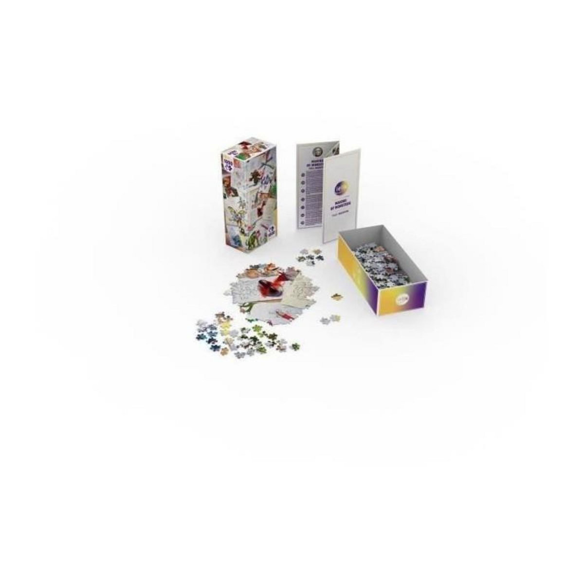Iello Puzzle Iello Universe Making of Monsters 1000 pièces