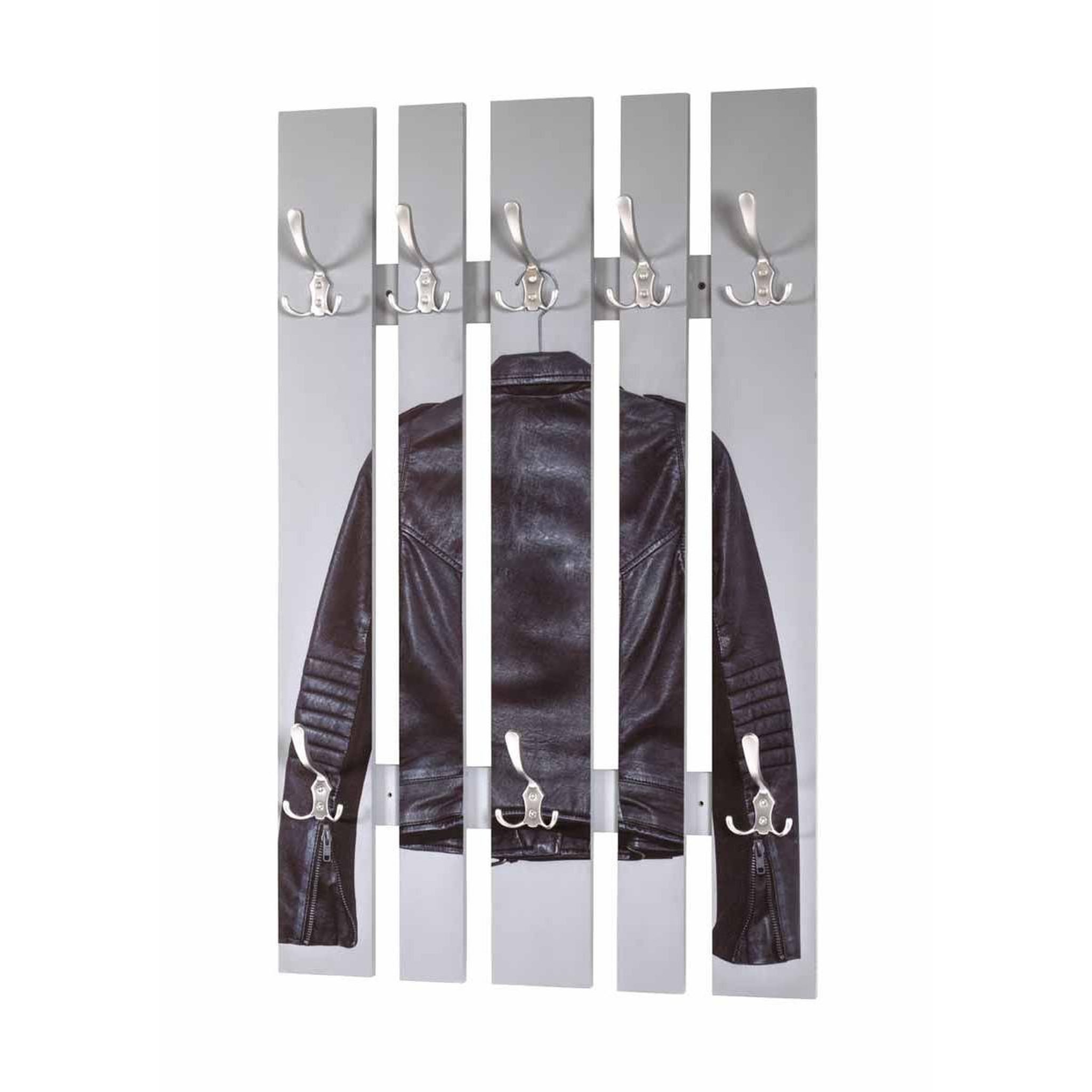 Paris Prix Patère murale déco  blouson  100cm gris