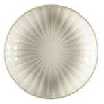 Paris Prix Lot de 6 Assiettes Creuses  Vlora  25cm Beige