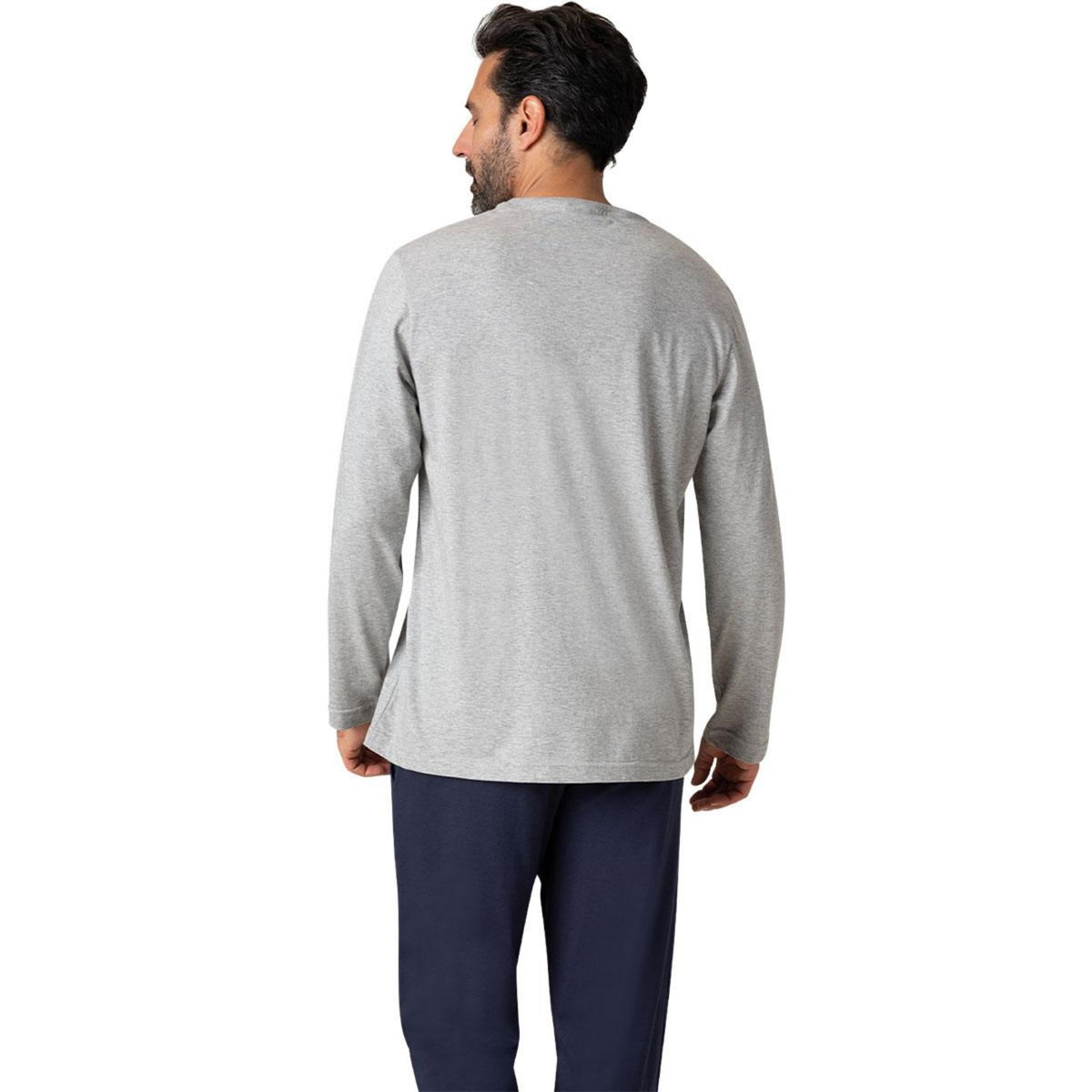 Eminence Pyjama long col rond homme Fait en France