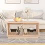 Voir la diapositive 3 : VIDAXL Table basse 80x50x40 cm Bois massif de pin