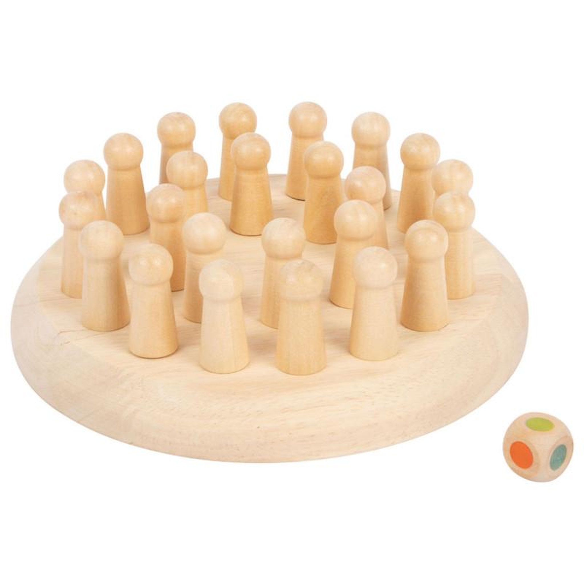 Voir la diapositive 3 : SMALL FOOT Small Foot - Wooden Color Memo Game 11962