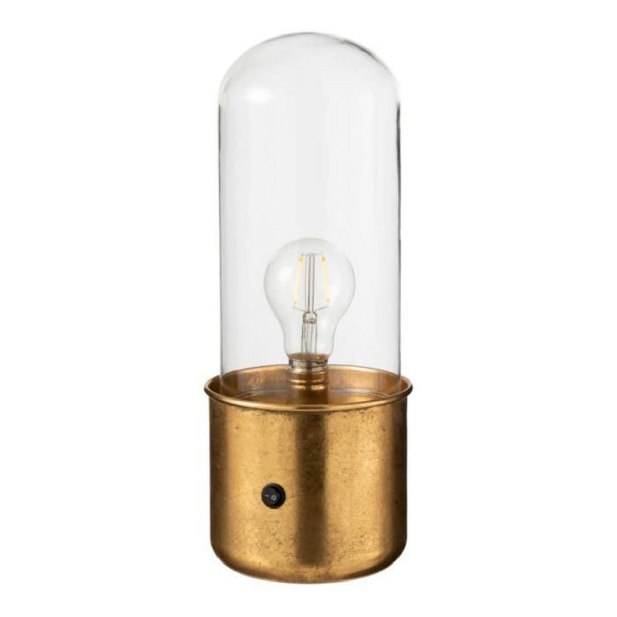 Paris Prix Lampe à Poser Design en Verre  Bulb  34cm Or