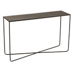 Paris Prix Console Design en Métal  Elsie  120cm Noir