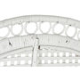 Voir la diapositive 3 : MARKET24 Chaise de jardin DKD Home Decor Blanc Polyester Métal 30 x 40 cm 96 x 66 x 145 cm 96 x 66 x 140 cm