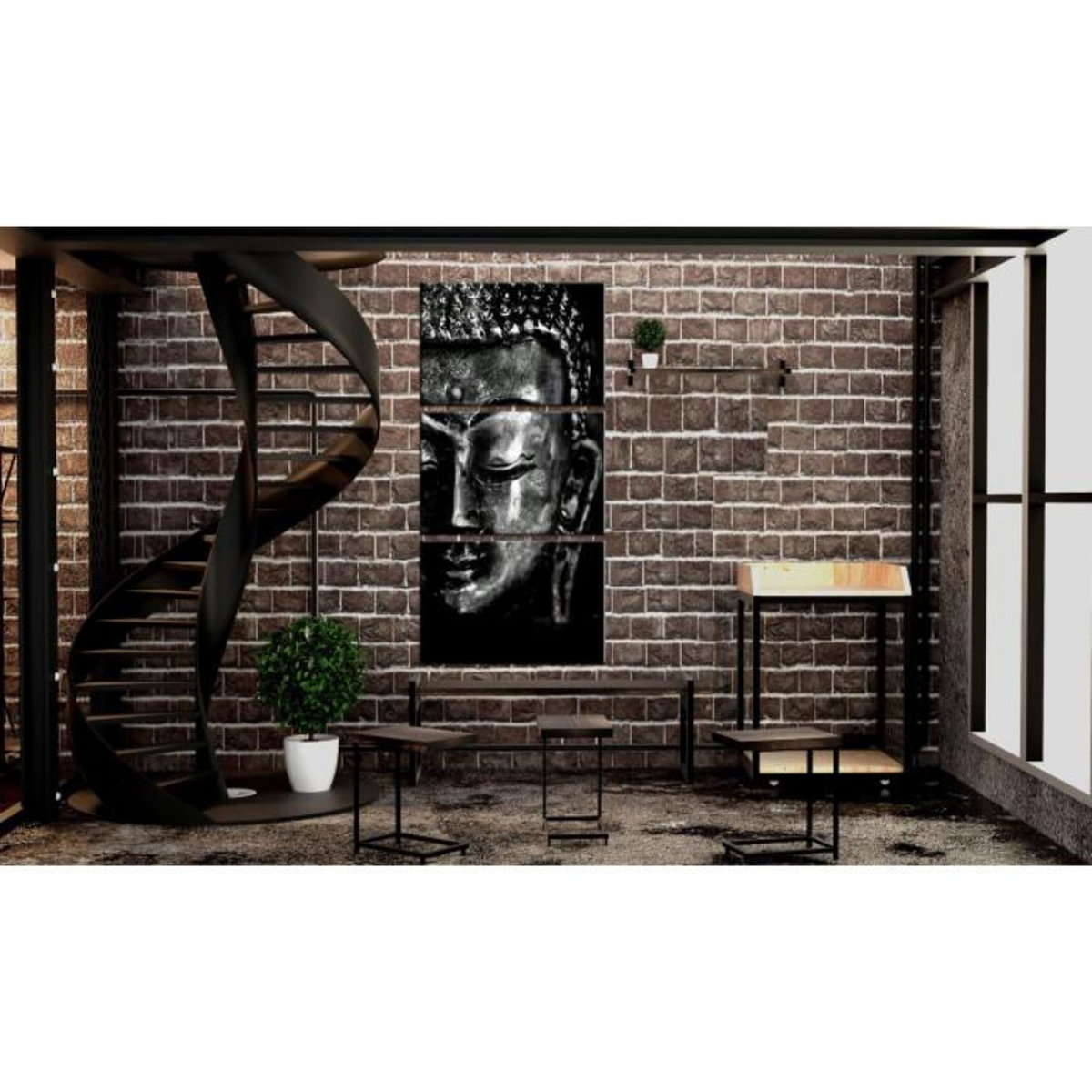 Paris Prix Tableau Imprimé  Grey Buddha