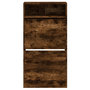 Voir la diapositive 5 : VIDAXL Armoire a chaussures chene fume 60x34x116 cm bois d'ingenierie