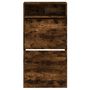 Voir la diapositive 5 : VIDAXL Armoire a chaussures chene fume 60x34x116 cm bois d'ingenierie