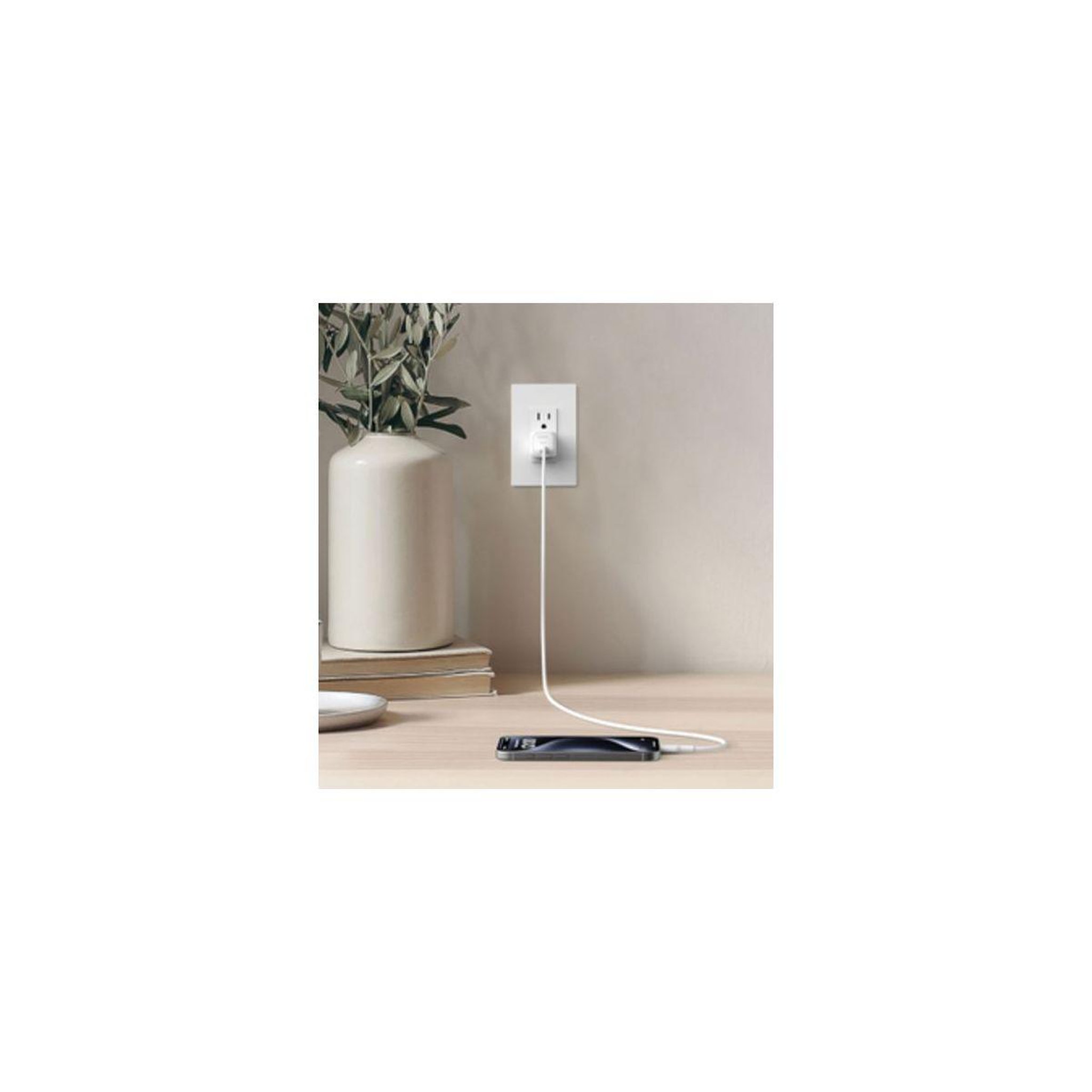 Voir la diapositive 2 : Belkin Chargeur 20W USB-C BLANC