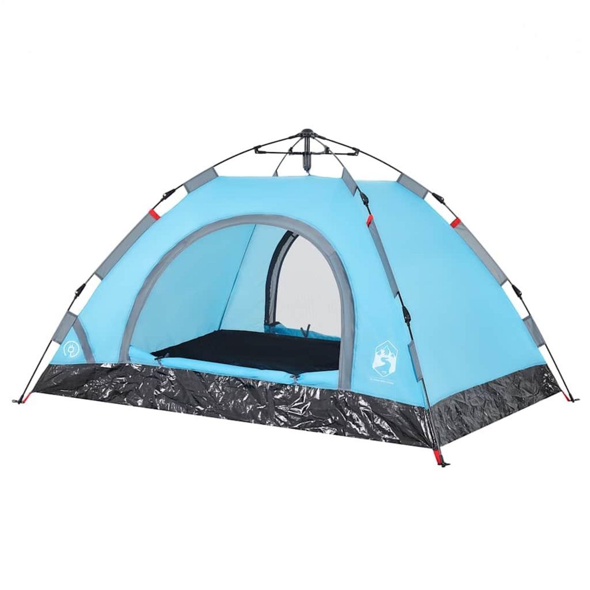 VIDAXL Tente de camping 2 personnes bleu liberation rapide