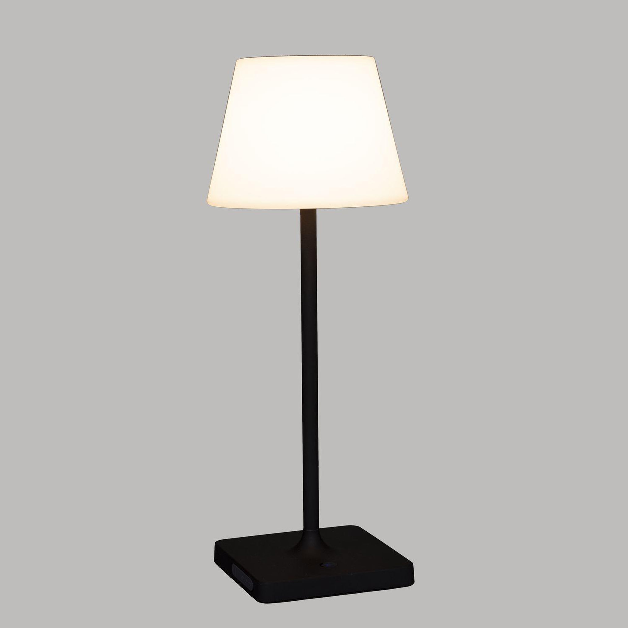 Voir la diapositive 4 : ATMOSPHERA Lampadaire extérieur Rony - Hauteur 39 cm - Blanc