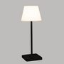 Voir la diapositive 4 : ATMOSPHERA Lampadaire extérieur Rony - Hauteur 39 cm - Blanc