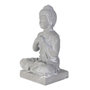 Voir la diapositive 2 : Paris Prix Statuette Déco  Bouddha Assis  27cm Gris