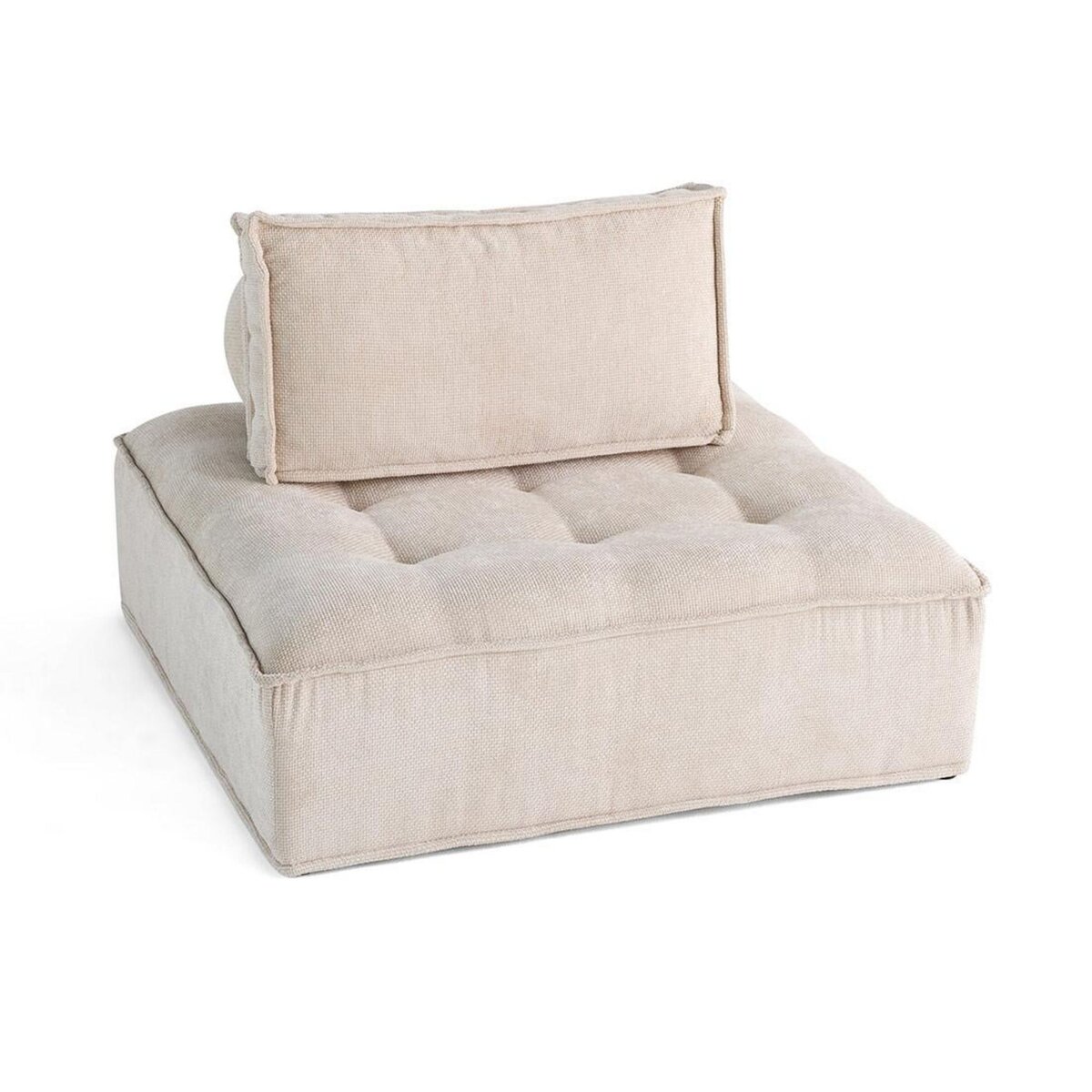 LISA DESIGN Marisol - module d'assise - velours texturé