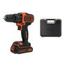 Voir la diapositive 1 : Black & Decker Perceuse sans fil 18V - 2 vitesses