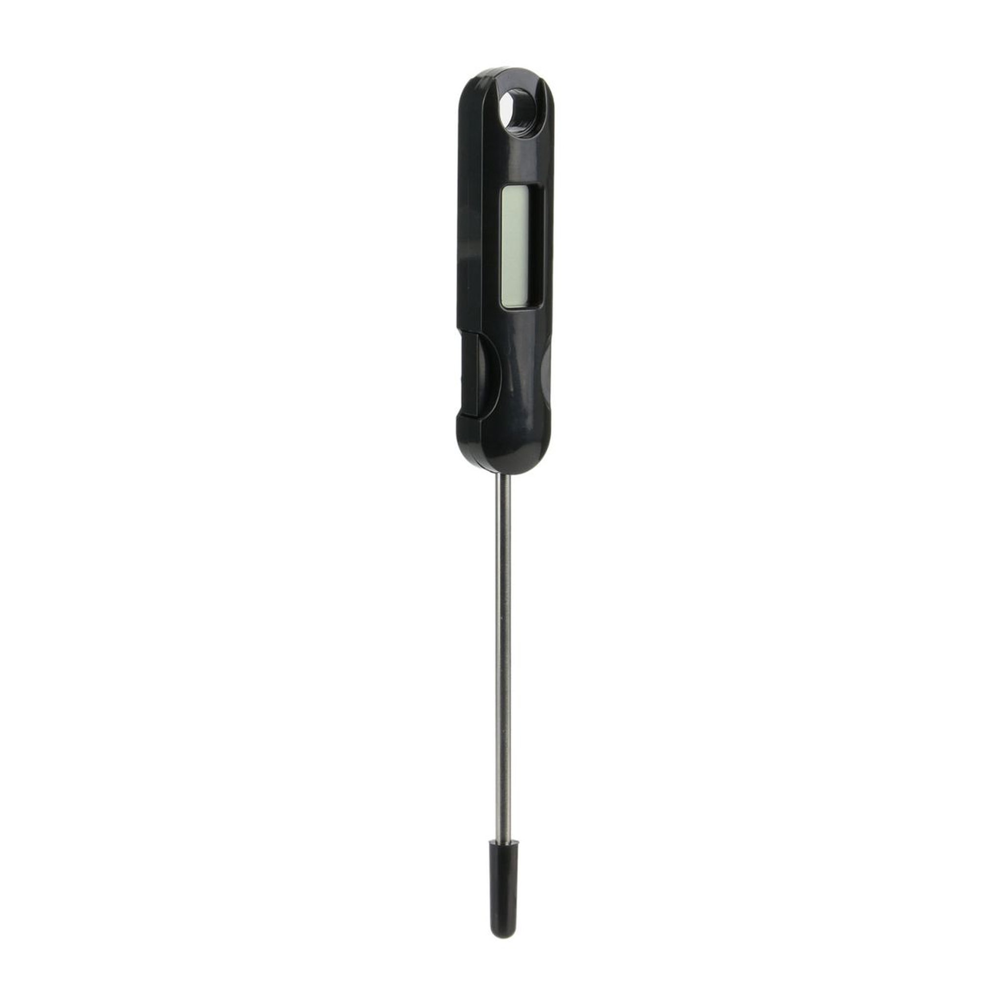 Voir la diapositive 2 : Thermomètre de cuisine digital noir et rouge