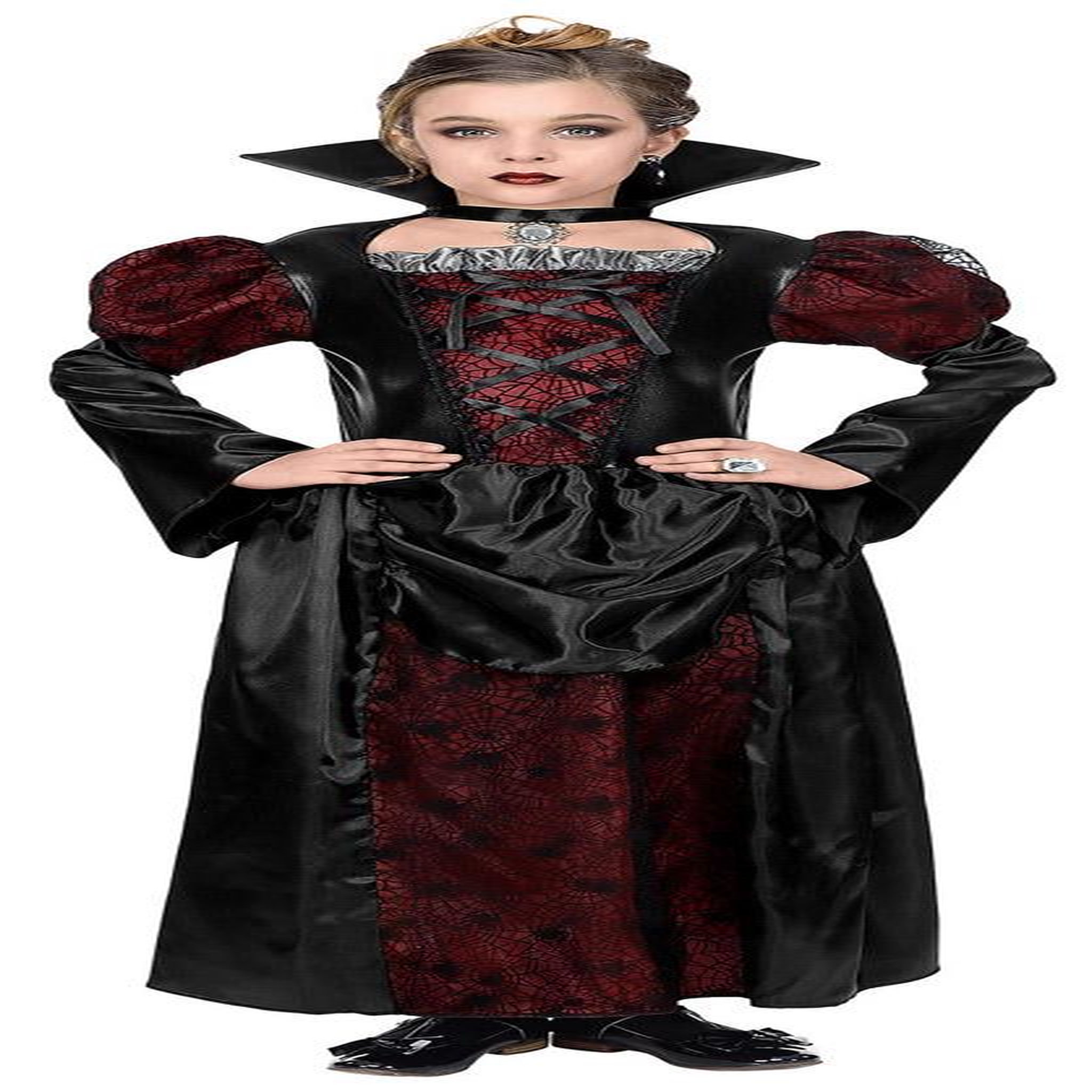 WIDMANN Déguisement de Vampiresse - Enfant - 10/12 ans (140 à 152 cm)