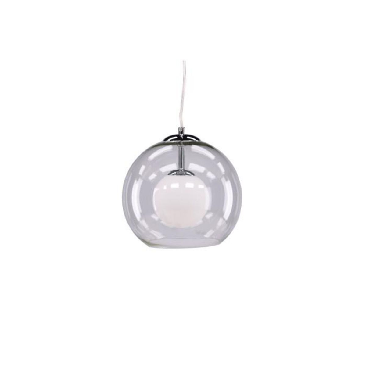 Paris Prix Lampe Suspension Design  Roche  25cm Transparent