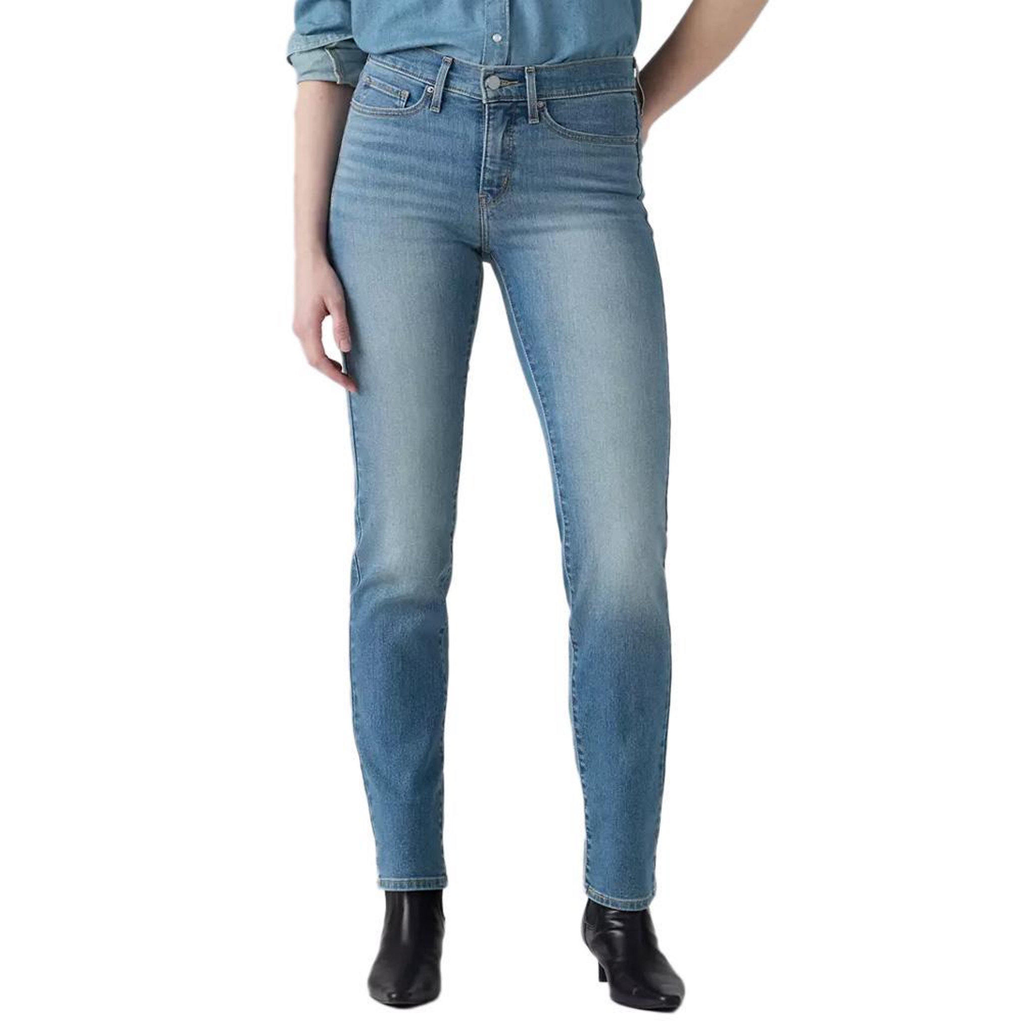 Voir la diapositive 1 : Levi's Jean 314 Bleu Moyen Femme Levi's Shaping Shaping
