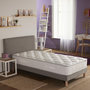 Voir la diapositive 2 : IDLITERIE Ensemble literie : matelas à ressorts ODYSSEE et mémoire de forme avec sommier - Qualité française