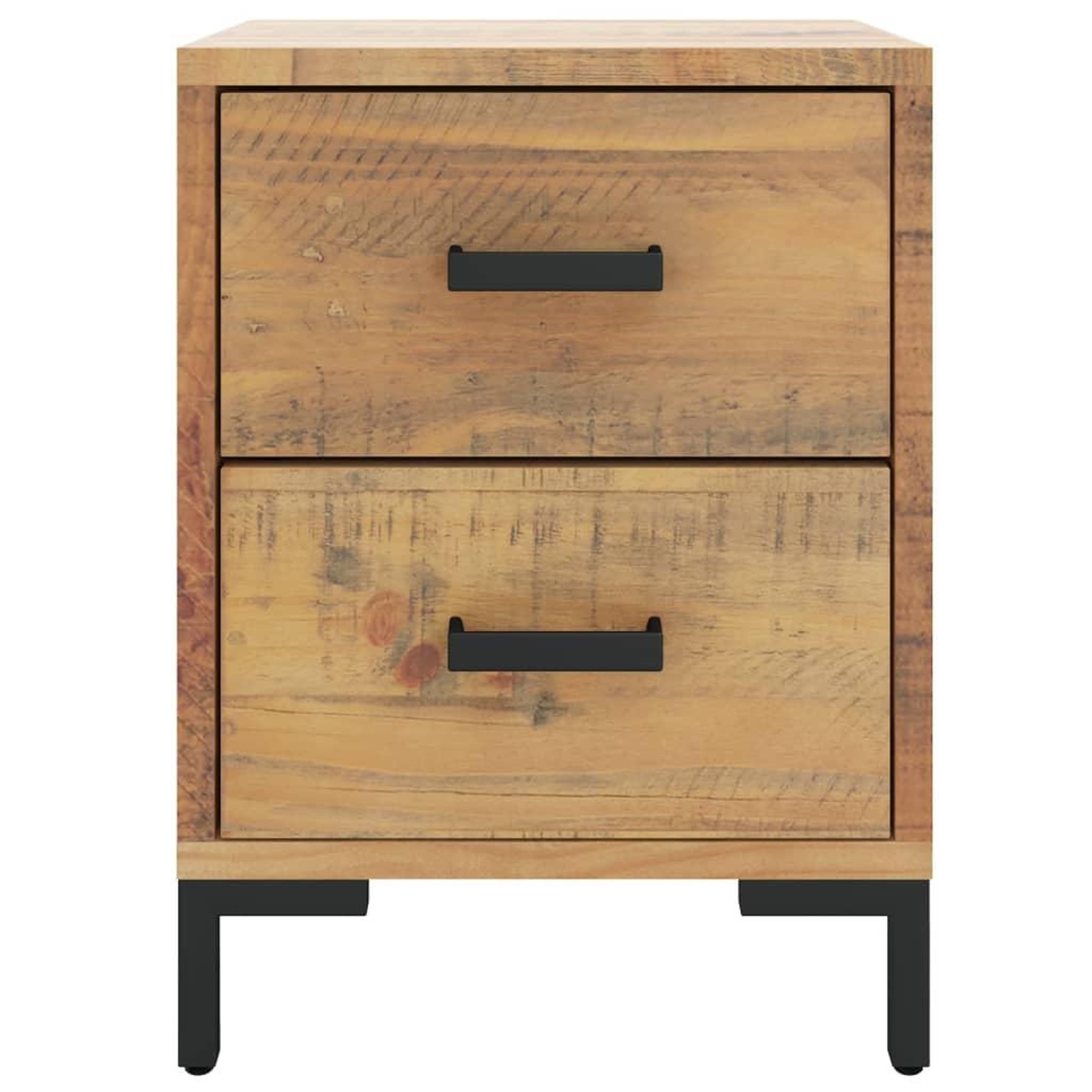 Voir la diapositive 5 : VIDAXL Tables de chevet 2 pcs 36x30x45 cm Bois de pin massif