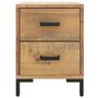 Voir la diapositive 5 : VIDAXL Tables de chevet 2 pcs 36x30x45 cm Bois de pin massif