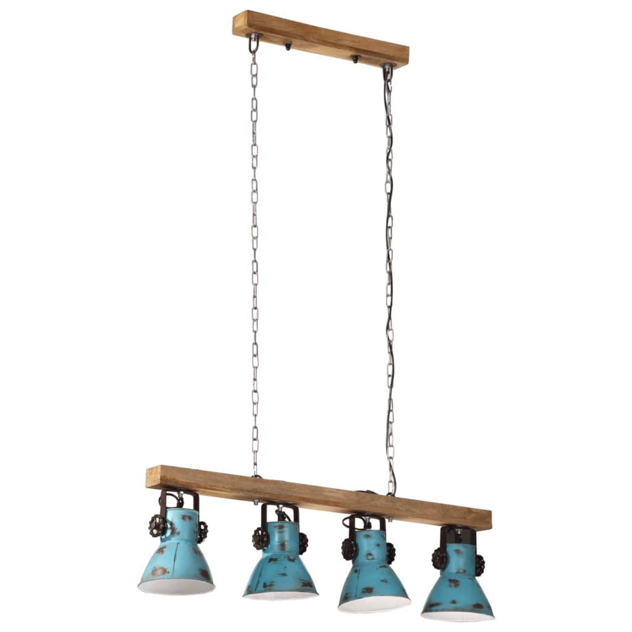 Voir la diapositive 2 : VIDAXL Plafonnier 25 W bleu delave 90x24x111 cm E27