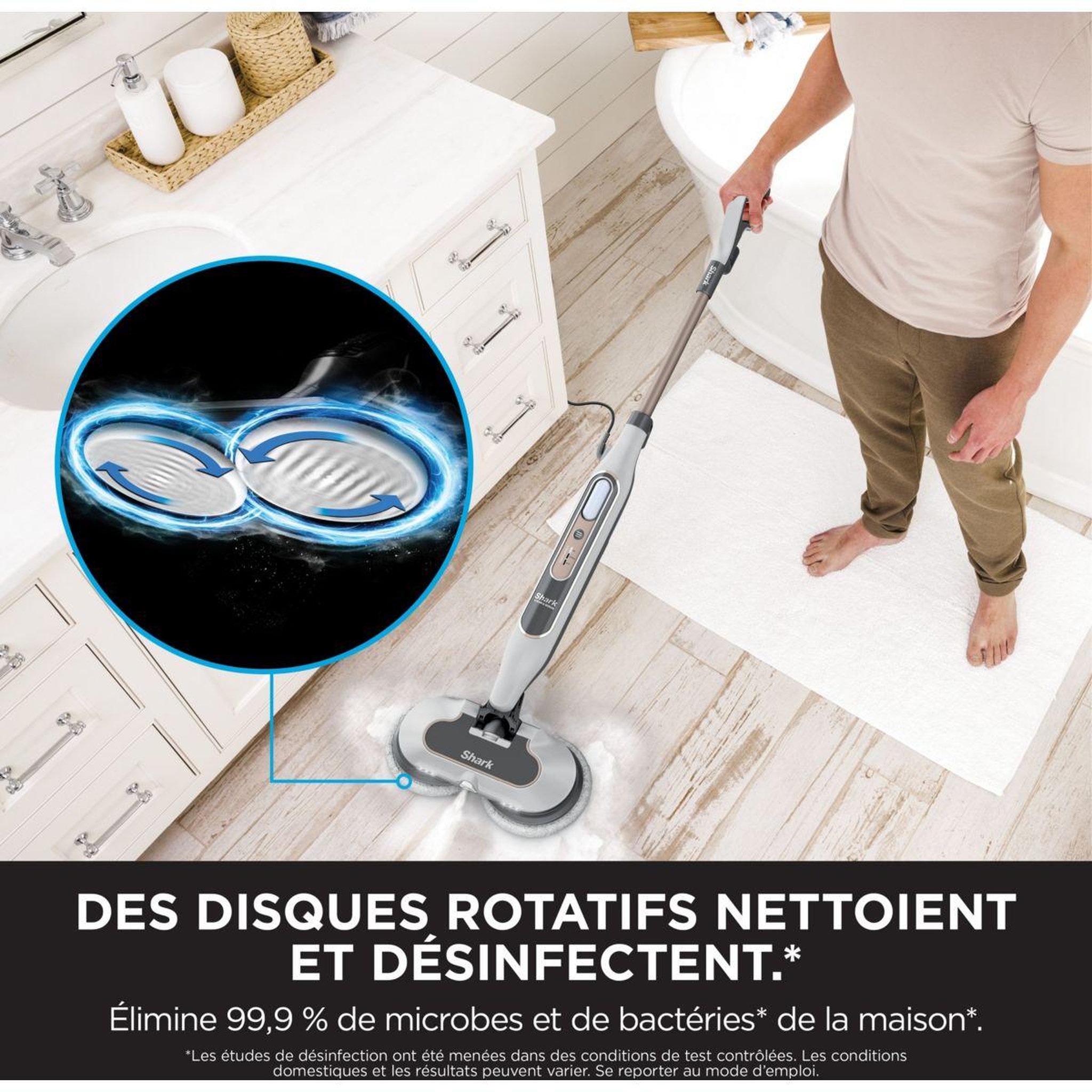 Voir la diapositive 3 : Shark Balai vapeur S8201EU