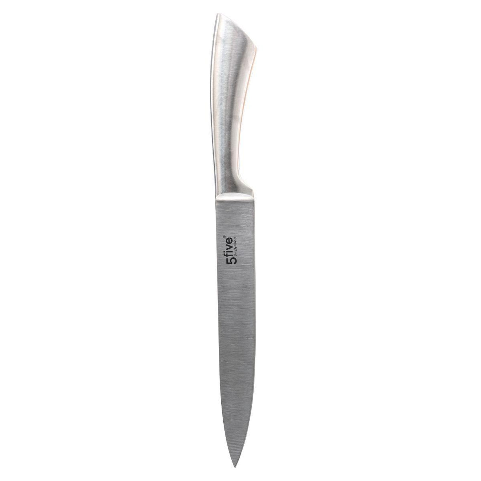 Voir la diapositive 6 : FIVE Bloc 5 couteaux & ciseaux  inox  36cm argent