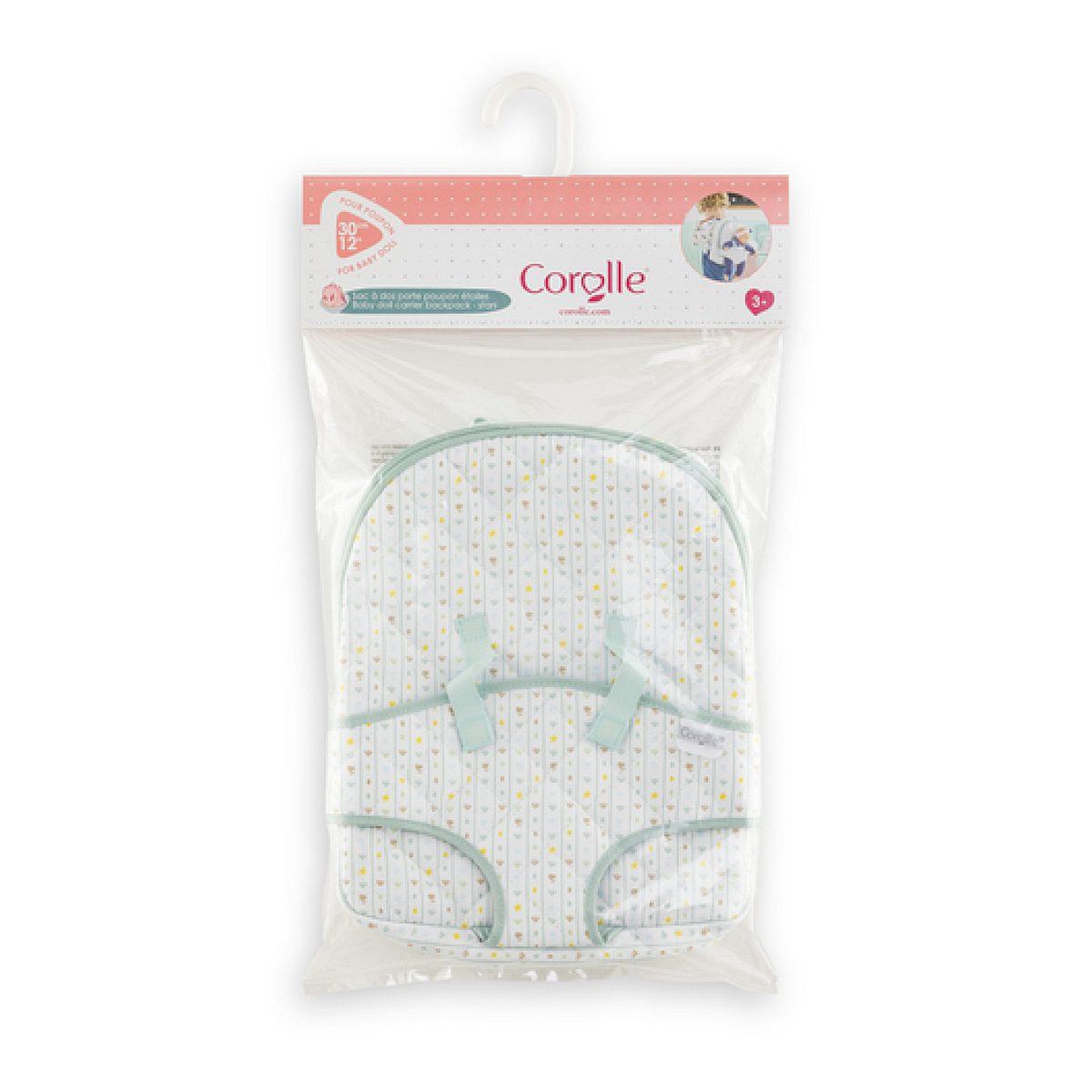 Corolle Bb30 sac a dos porte-poupon etoiles